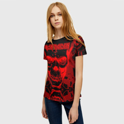 Женская футболка 3D Iron Maiden - фото 2