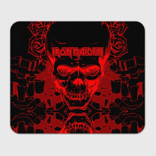 Прямоугольный коврик для мышки Iron Maiden