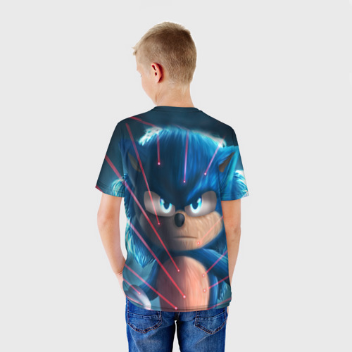 Детская футболка 3D Sonic, цвет 3D печать - фото 4
