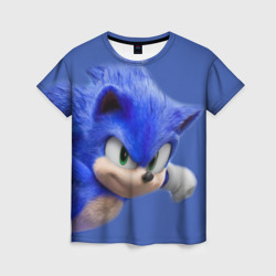 Женская футболка 3D Sonic