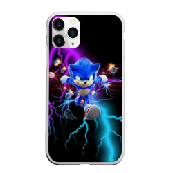 Чехол для iPhone 11 Pro Max матовый Sonic