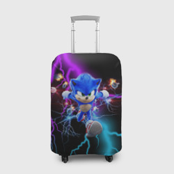 Чехол для чемодана 3D Sonic