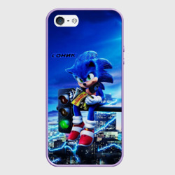 Чехол для iPhone 5/5S матовый Sonic