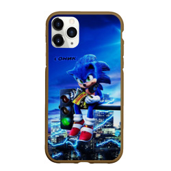 Чехол для iPhone 11 Pro Max матовый Sonic