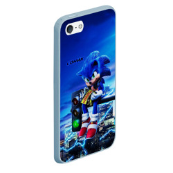 Чехол для iPhone 5/5S матовый Sonic - фото 2