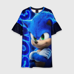 Детское платье 3D Sonic