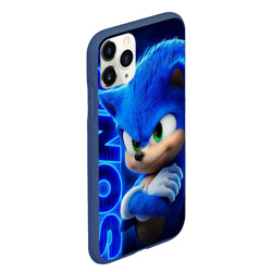 Чехол для iPhone 11 Pro Max матовый Sonic - фото 2
