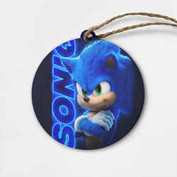 Деревянная игрушка круг Sonic