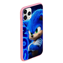 Чехол для iPhone 11 Pro Max матовый Sonic - фото 2