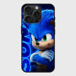 Чехол силиконовый для Apple iPhone 15 Pro матовый Sonic