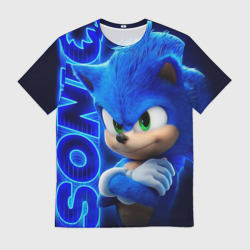 Мужская футболка 3D Sonic