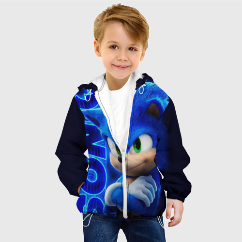 Детская куртка 3D Sonic, цвет белый - фото 3