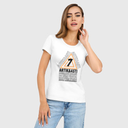 Женская футболка хлопок Slim Artik & Asti - фото 2