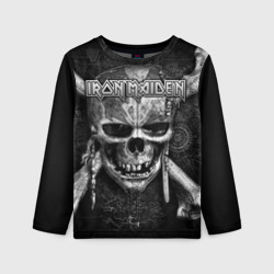 Детский лонгслив 3D Iron Maiden Айрон майден