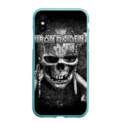 Чехол для iPhone XS Max матовый Iron Maiden Айрон майден