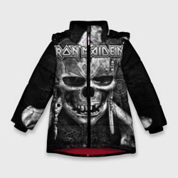 Зимняя куртка для девочек 3D Iron Maiden Айрон майден