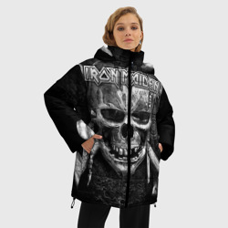 Женская зимняя куртка Oversize Iron Maiden Айрон майден - фото 2