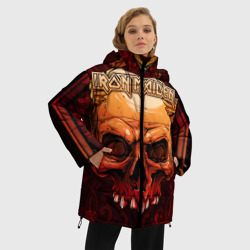 Женская зимняя куртка Oversize Iron Maiden - фото 2