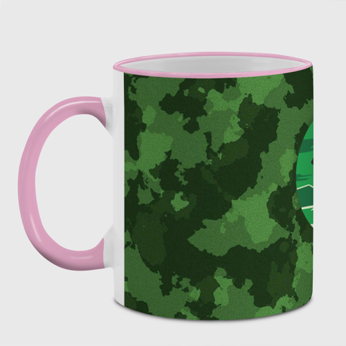 Кружка с полной запечаткой Пограничные Войска, цвет Кант розовый - фото 2