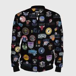 Мужской бомбер 3D NBA Pattern