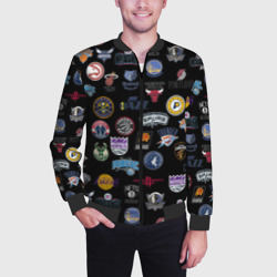 Мужской бомбер 3D NBA Pattern - фото 2