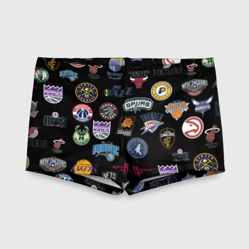 Детские купальные плавки 3D NBA Pattern