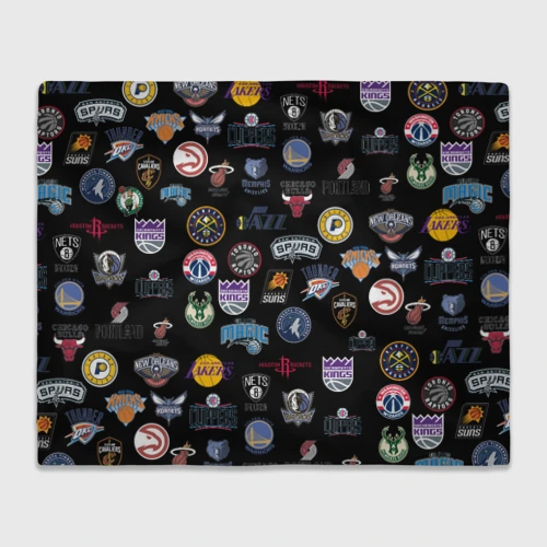 Плед 3D NBA Pattern
