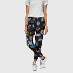 Женские брюки 3D NBA Pattern - фото 2