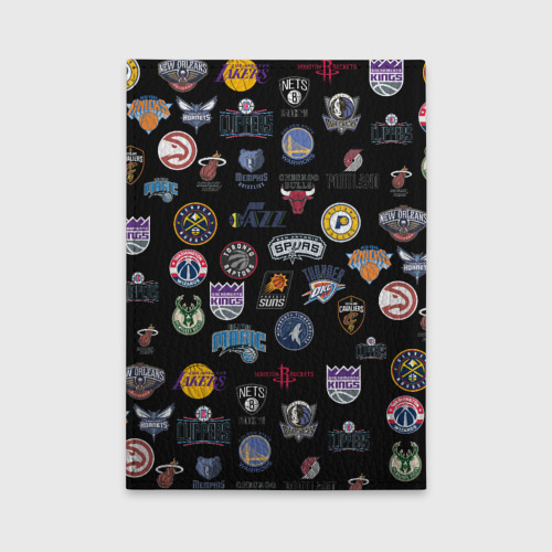 Обложка для автодокументов NBA Pattern, цвет бирюзовый - фото 2