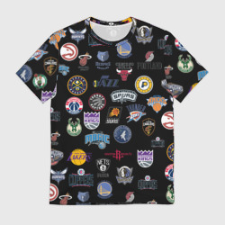 Мужская футболка 3D NBA Pattern