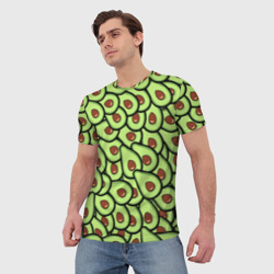 Мужская футболка 3D Авокадо - фото 2
