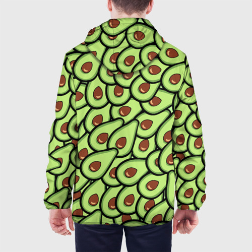 Мужская куртка 3D Авокадо, цвет 3D печать - фото 5