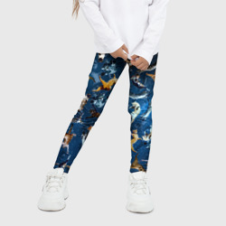 Детские леггинсы 3D Космические коты - фото 2