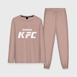 Мужская пижама с лонгсливом хлопок Боец KFC