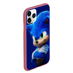 Чехол для iPhone 11 Pro Max матовый SONIC - фото 2