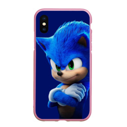 Чехол для iPhone XS Max матовый Sonic