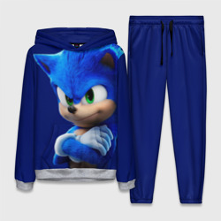 Женский костюм с толстовкой 3D SONIC
