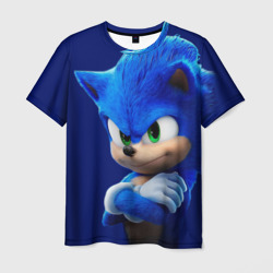 Мужская футболка 3D Sonic