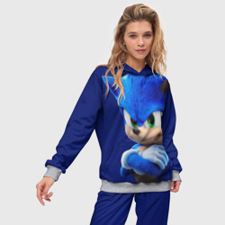Женский костюм с толстовкой 3D SONIC - фото 2