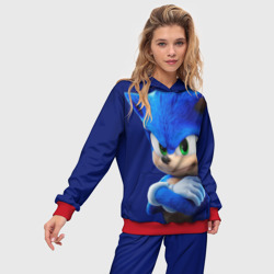 Женский костюм с толстовкой 3D SONIC - фото 2