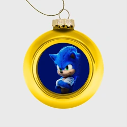 Ёлочный шар стеклянный/пластиковый SONIC