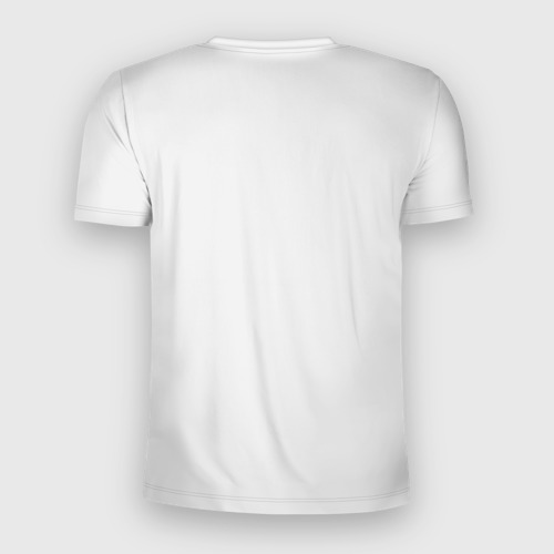 Мужская футболка 3D Slim с принтом SONIC, вид сзади #1