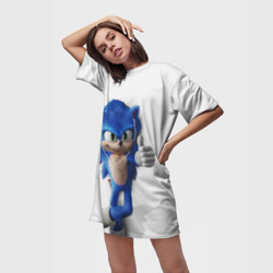 Платье-футболка 3D Sonic - фото 2