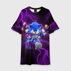 Детское платье 3D Sonic