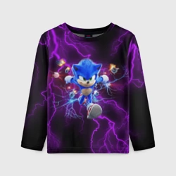 Детский лонгслив 3D Sonic