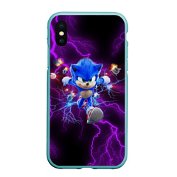 Чехол для iPhone XS Max матовый Sonic