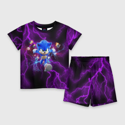 Детский костюм с шортами 3D Sonic