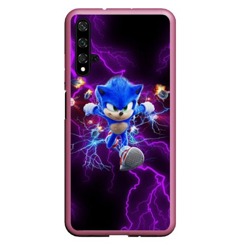 Чехол для Honor 20 Sonic, цвет малиновый