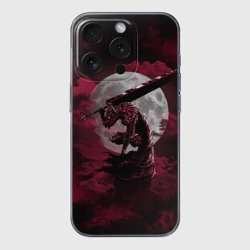 Чехол для iPhone 15 Pro силиконовый с защитой камеры Berserk Берсерк