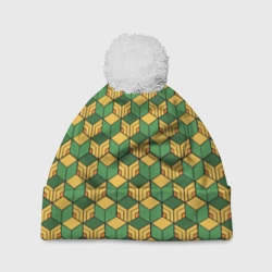 Шапка 3D c помпоном Гию Томиока Giuy Tomioka